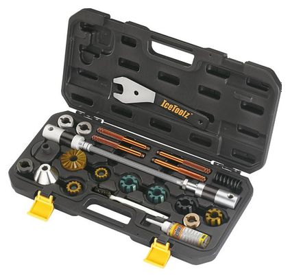 IceToolz E185 BB Tapping & Head Tube Reaming & Facing Set