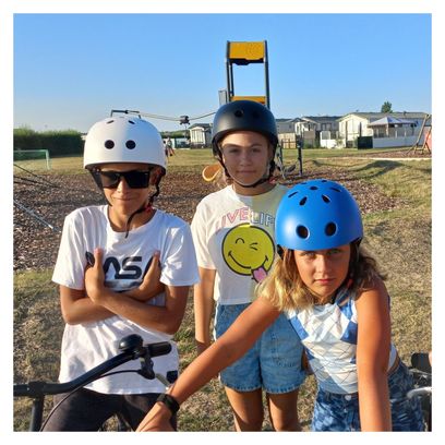 Casque de cyclisme pour enfants - Bleu Mat