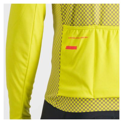Maillot Manches Longues Sportful Checkmate Thermal Jaune XXL