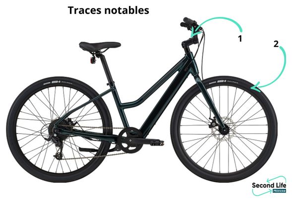 Producto reacondicionado - Bicicleta eléctrica de montaña Canondale Treadwell Neo 2 Remixte microSHIFT 7V 250 Wh 650b Verde 2023