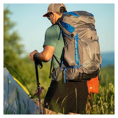 Zaino da trekking Osprey Exos Pro 55 grigio da uomo