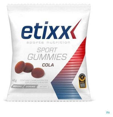 Etixx Gommes énergétiques Cola 12x40g