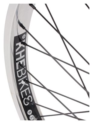 Roue arrière BMX KHE PRISM 20 pouces argent