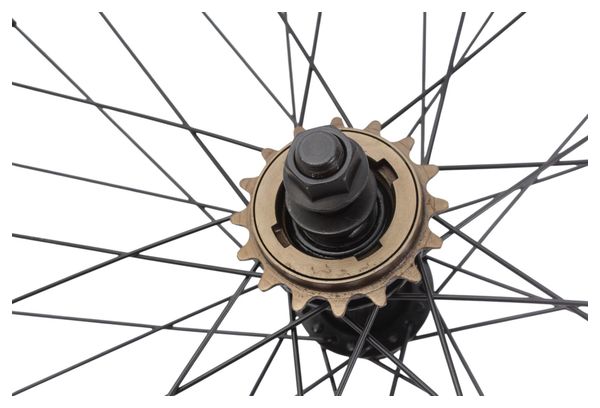 Roue arrière BMX KHE PRISM 20 pouces argent