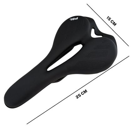 Selle De Vélo De Course Sur Route Gel Royal Noir Unisexe