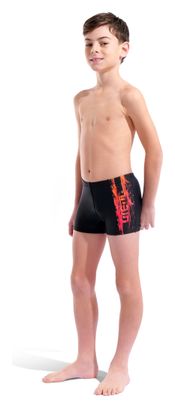 Maillot de Bain Arena Paint Noir/Corail Garçon
