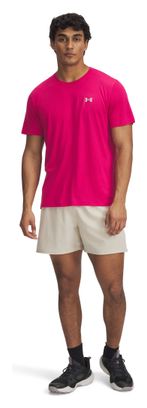 Heren Under Armour Trail Run Launch Beige Shorts