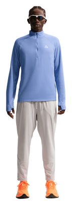 Sudadera con cremallera 1/4 Nike ACG azul para hombre