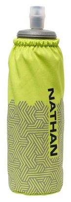 Nathan Hypernight Pinnacle Flask + Soporte 420ml Amarillo/Reflejo