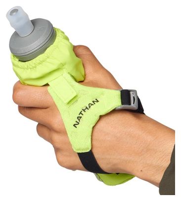 Nathan Hypernight Pinnacle Flask + Soporte 420ml Amarillo/Reflejo