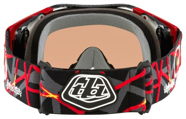 Oakley x Troy Lee Designs Airbrake MTB Webstar Prizm Mx Torch Iridium / Ref: OO7107-16