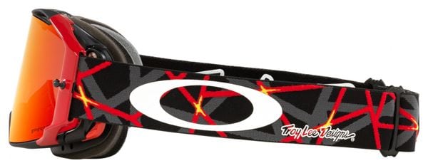 Masque Oakley x Troy Lee Designs Airbrake MTB Webstar Prizm Mx Torch Iridium / Ref : OO7107-16