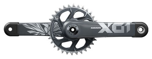 Sram X01 Eagle 12V SuperBoost+ Direct Mount Lunar Polar Grey Guarnitura 32 Denti (senza custodia)