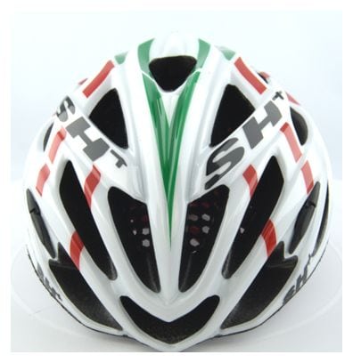Shabli X-Plod casque de vélo rouge/blanc/vert taille unique S/L