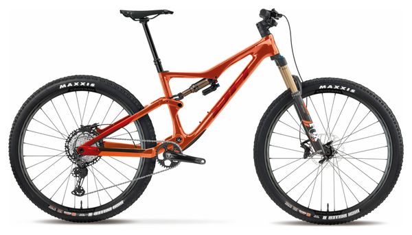 VTT Tout-Suspendu Bh Bikes Lynx Trail Carbon 9.5 Shimano XT 12V 29'' Orange/Rouge 2022