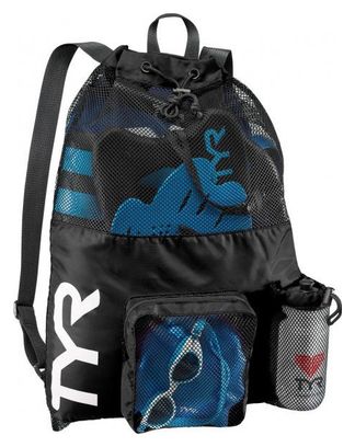 TYR Big Mesh Mummy Bag Black Blue