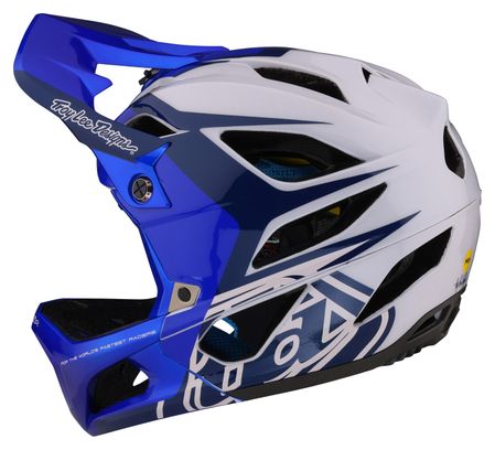 Troy Lee Designs Stage Mips Full Face Helm Blue/White
