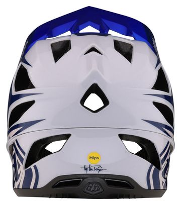 Casco integral Troy Lee Designs Stage Mips Azul/Blanco