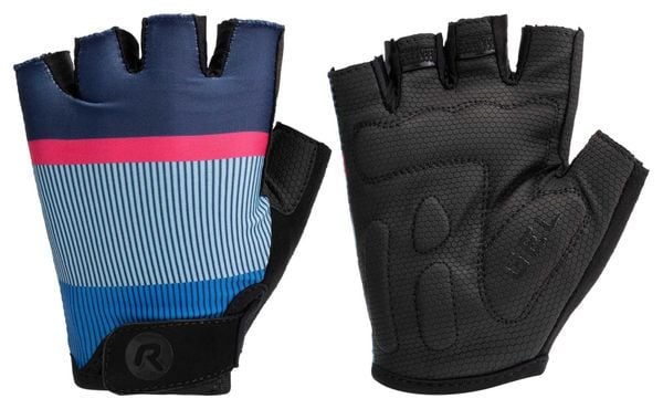 Gants Velo Rogelli Impress II - Femme - Bleu/Rose/Noir