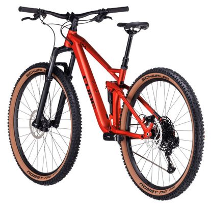 VTT Orange EVO 4 – 26″ – Suspension Avant – 27 Vitesses – Argent/Rouge – Taille 19″