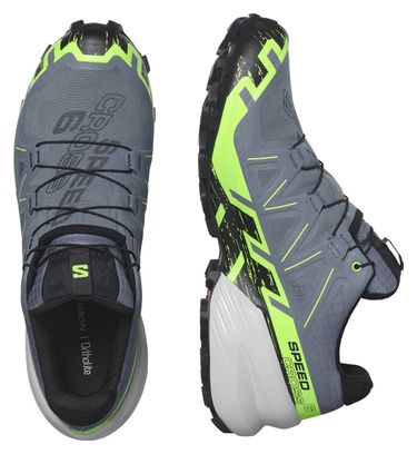 Salomon Speedcross 6 Gore-Tex Trail Shoes Grey/Green