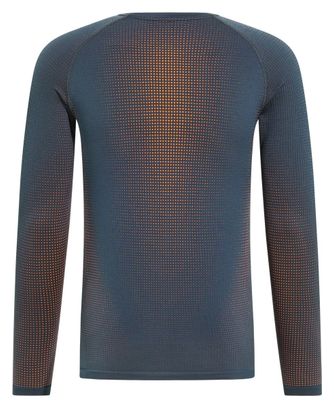 Odlo Performance Warm Technisches T-Shirt Blau