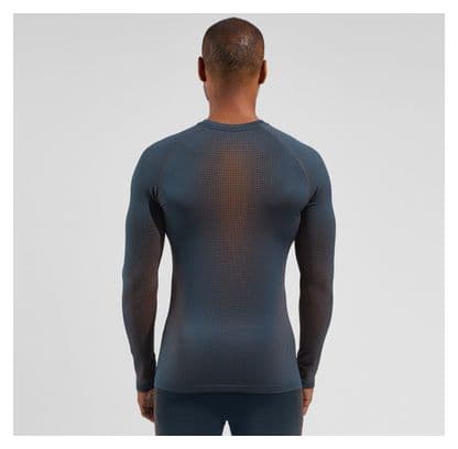 Odlo Performance Warm Technisches T-Shirt Blau