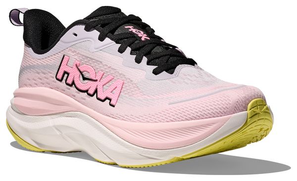 Hoka Skyflow Running Shoes Pink/Grey Women's
