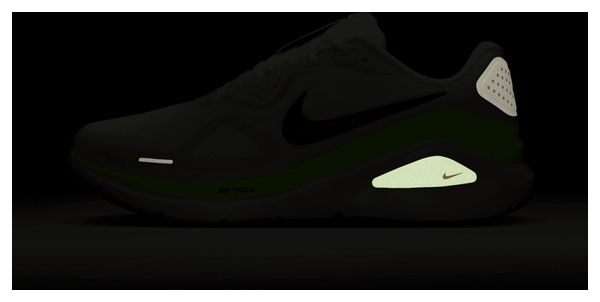 Chaussures Running Nike Structure 26 Blanc/Vert Homme
