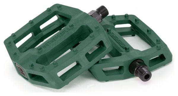 WeThePeople Logic Flat Pedals Green