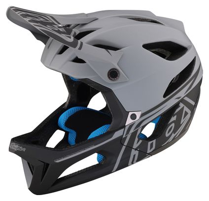 Troy Lee Designs Stage Mips Full Face Helm Grey/Black