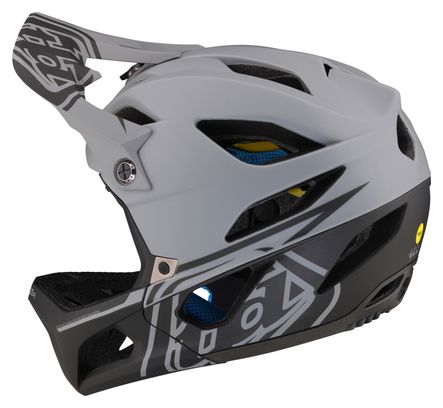 Casque Intégral Troy Lee Designs Stage Mips Gris/Noir