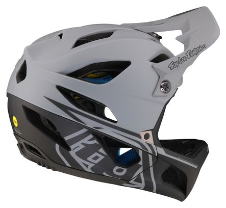 Casque Intégral Troy Lee Designs Stage Mips Gris/Noir