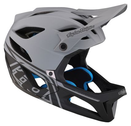 Casque Intégral Troy Lee Designs Stage Mips Gris/Noir