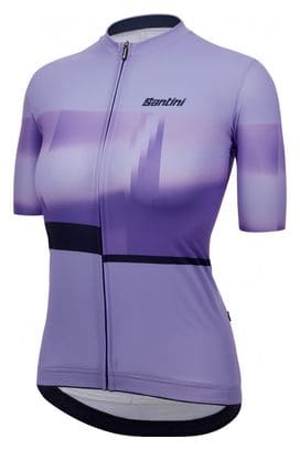 Santini Mirage Women's Short Sleeve Jersey Purple