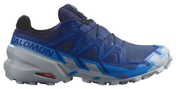 Chaussures de Trail Salomon Speedcross 6 Gore-Tex Bleu/Gris