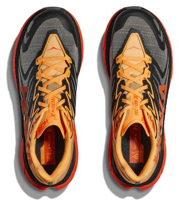 Trail Running Shoes Hoka Tecton X 2 Black Orange