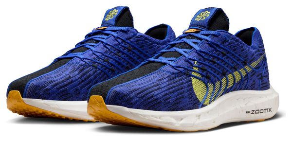 Chaussures de Running Nike Pegasus Turbo Flyknit Next Nature Bleu Jaune