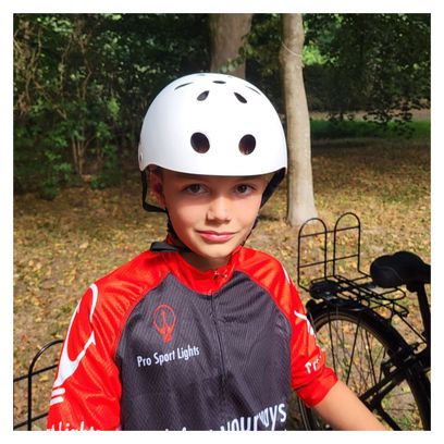 Casque de cyclisme pour enfants - blanc