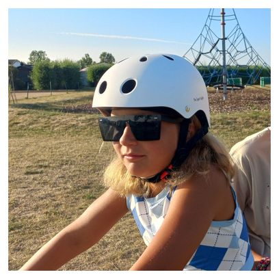 Casque de cyclisme pour enfants - blanc