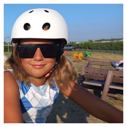 Casque de cyclisme pour enfants - blanc