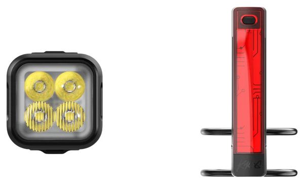 Paire d'Éclairages Avant/Arrière Knog Blinder Pro 700 / Plus Rear Noir