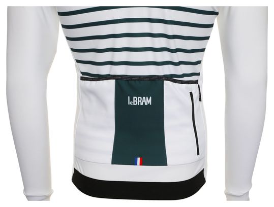 Maillot Manches Longues LeBram Ventoux Blanc Vert