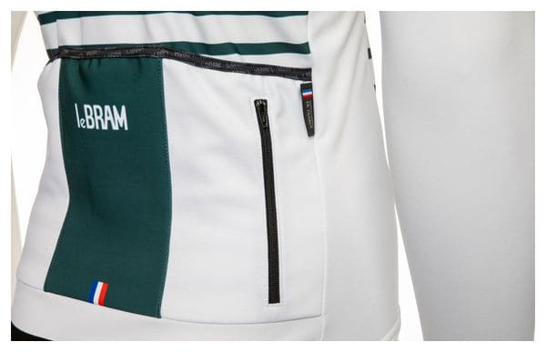 LeBram Ventoux Long Sleeves Jersey White Green