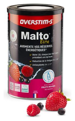 Overstims Malto Elite Energy Drink Red Berries 450 g