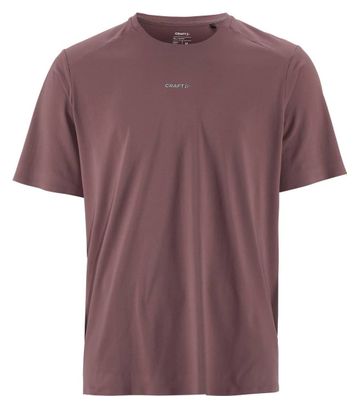 T-Shirt Running Craft Hypervent Violet Homme