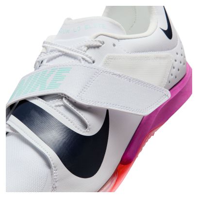 Nike salto in lungo Elite Scarpe da atletica leggera bianco/rosso/viola Unisex