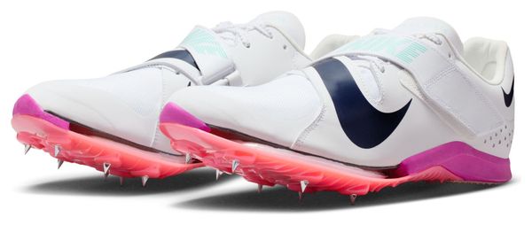 Nike salto in lungo Elite Scarpe da atletica leggera bianco/rosso/viola Unisex