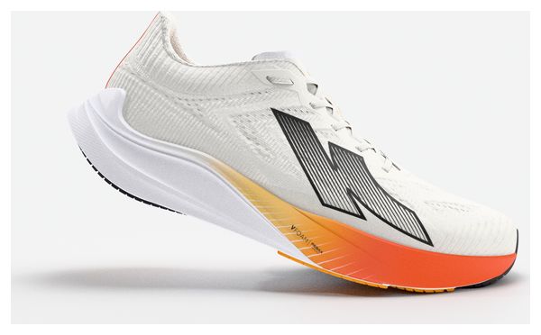 Kiprun Kipstorm Interval Men's Running Shoes - White/Orange