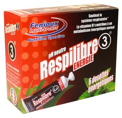 FENIOUX Multi-Sports Pack Respilibre Energy 3 (6 gel)